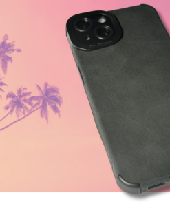 Suède Case Zwart iPhone 14