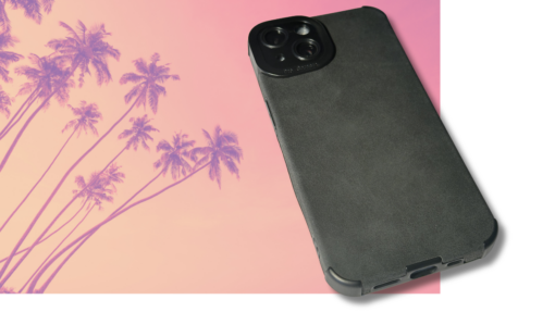 Suède Case Zwart iPhone 14
